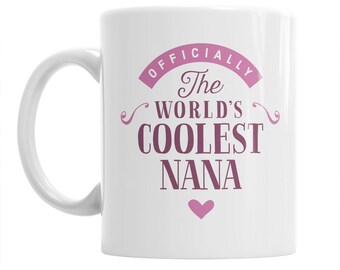 Nana Gift Mug Personalised Present Coffee Present Mug for Birthday Christmas Keepsake Love Nana