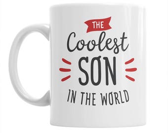 Son Gift Mug Personalised Present Coffee Present Mug for Birthday Christmas Keepsake Love Son