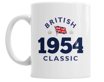 70th Birthday Gift Coffee or Tea Mug for Men or Women Gift Idea British Classic Keepsake Present for 70 year old