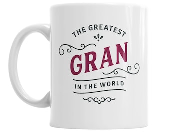 Gran Gift Mug Personalised Present Coffee Present Mug For Birthday Christmas Keepsake Love Gran