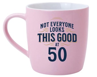 50th Birthday Gift Present Coffee or Tea Mug for Men or Women Gift Idea Funny Keepsake Present for 50 year old