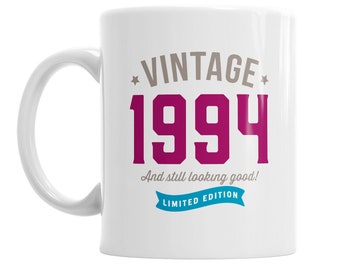 30th Birthday Mug for Coffee or Tea Men and Women Gift Idea Funny Vintage Keepsake Present for 30 year old