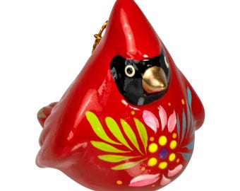 Cardinal - Confetti Ceramic Ornament