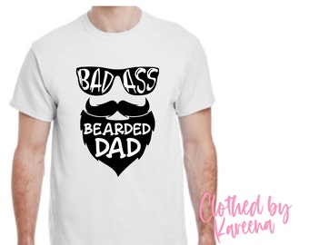 bearded dad t-shirt