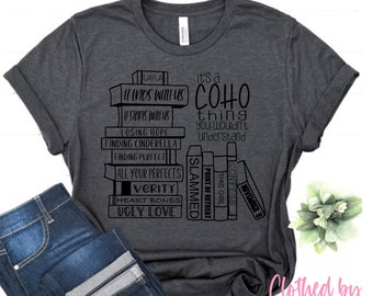 colleen hoover books t-shirt
