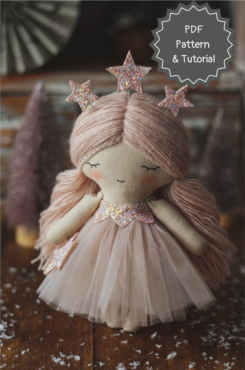 fairy doll making pattern and tutorial