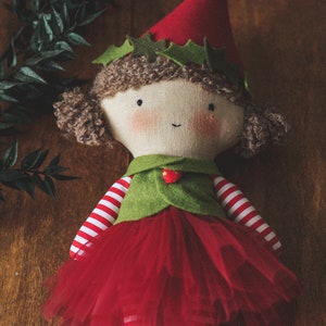 Christmas elf doll sewing pattern pdf and doll making tutorial image 2