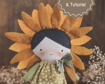 Doll making tutorials - Doll making class - Doll pattern - Tutorial doll - Tutorial pattern toy - Tutorial toy - Tutorial rag doll
