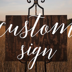 Custom Wood Sign Personalized for Weddings Receptions And Events Handmade Welcome rustic Sign