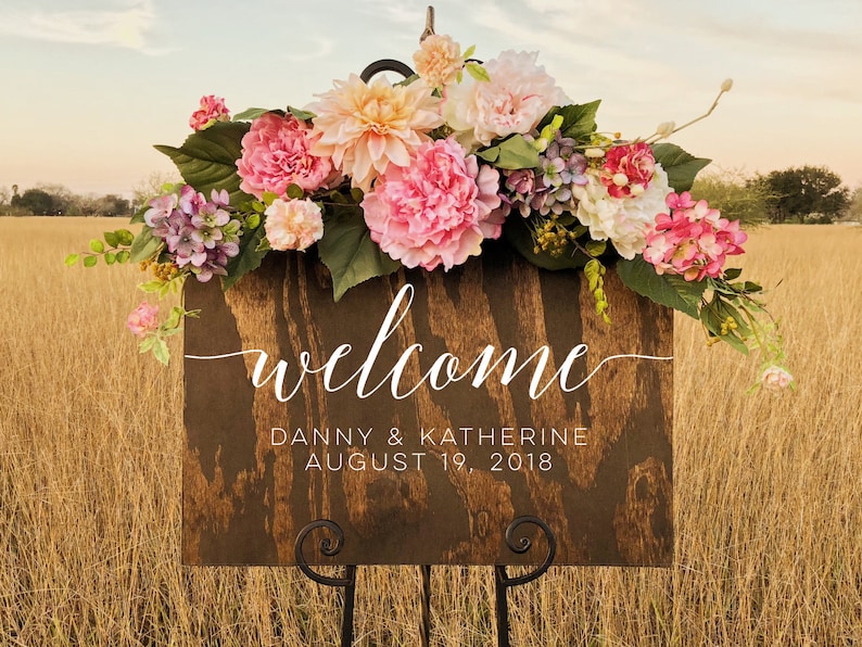 Custom Wood Sign Personalized for Weddings Receptions Etsy