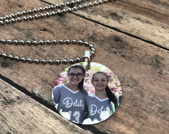 Collar de encanto de foto, regalo personalizado, colgante personalizado, encanto de memoria, colgante de foto, collar de imagen, joyería de foto, encanto de foto de mascota