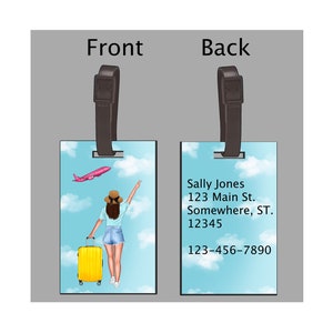 Personalized Luggage Tag: Custom Travel Baggage ID