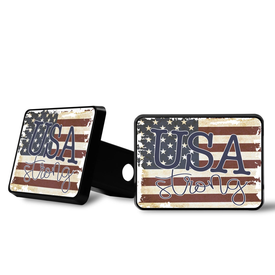 Trailer Hitch Covers USA Hitch Cover Patriotic Hitch Etsy