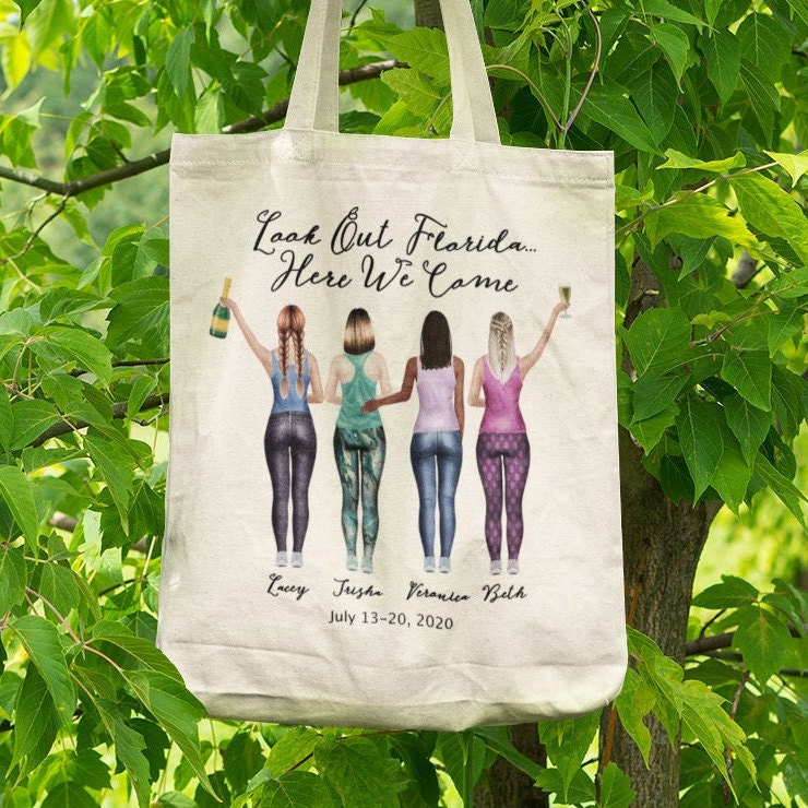 Girls Trip Tote Bag Best Friends Bag Girlfriends Gift - Etsy