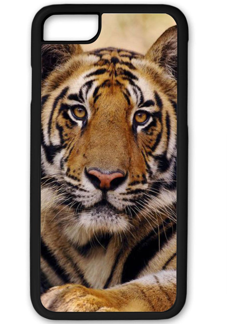 Tiger Phone Case - Shock Resistant with Raised Lip Guard Bild 4
