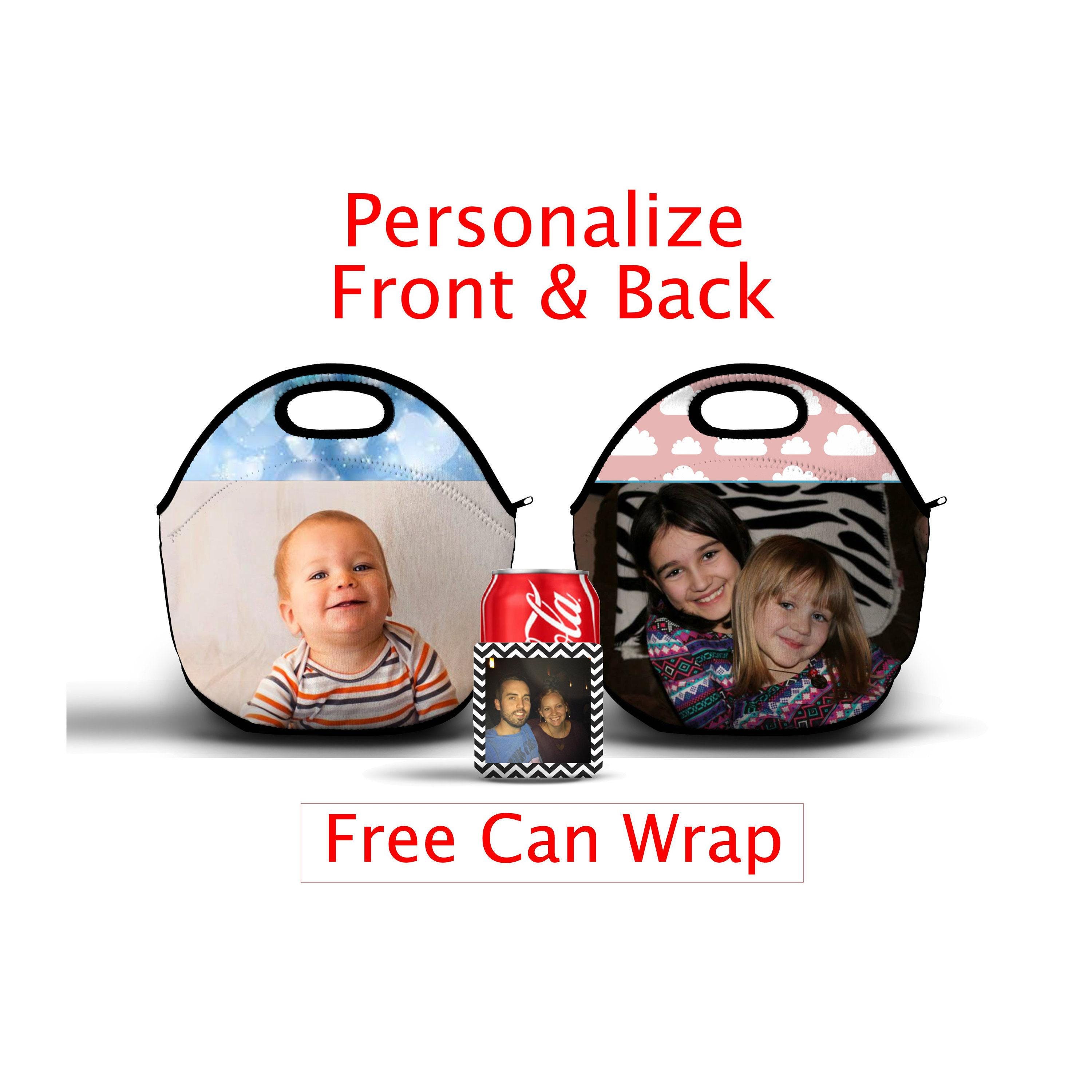 Borsa Frigo Personalizzata In Neoprene Con Foto E Testo, 29x12,5x30 Cm, Isolata Termica, Lavabile, Per Pranzo O Pic Nic - 4