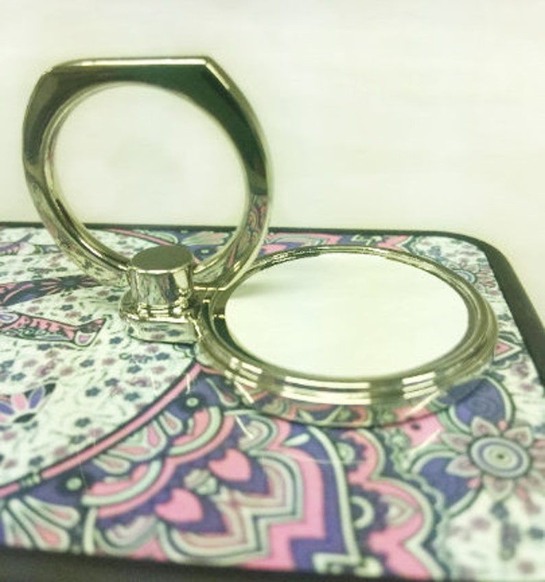 Custom Monogram Ring Phone Stand Cell phone kickstand ring Etsy