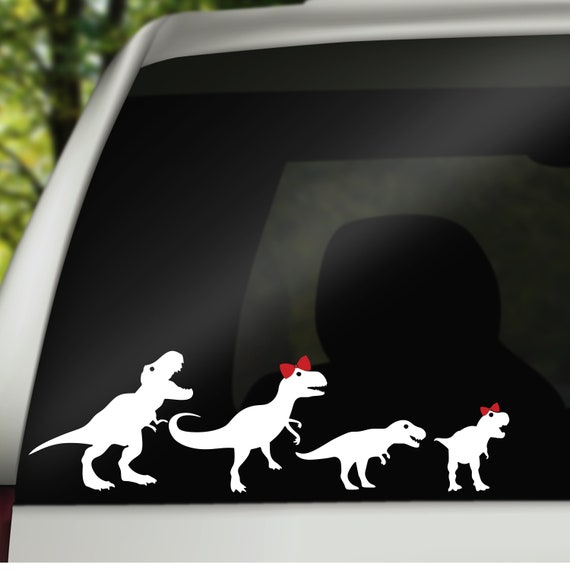 Familie Auto Aufkleber, Dinosaurier Auto Aufkleber, Autofenster Aufkleber,  Auto Familie Aufkleber, Auto Aufkleber Familie, Dinosaurier Familie  Aufkleber, Dinosaurier Auto Familie - .de