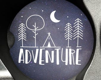 Car Coasters: Sandstone Adventure Scene - Nature Lover Style