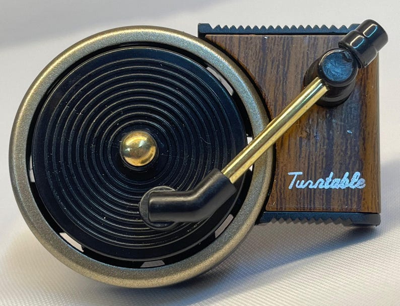 Custom Mini Record Player Car Air Freshener: Turntable Vent Clip, Essential Oil Diffuser image 3
