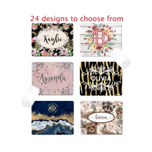 Personalized Monogram Mouse Pad: Custom Desk Accessory, Co-worker Gift