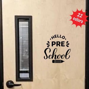 Classroom Door Decal, Teacher Grade Decal, Vinyl Door Decor, Teacher Wall Decor, Teacher Decals, Door Stickers, School Grade Labels