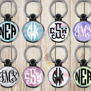 Monogram Marble Phone Ring Grip: Personalized Phone Stand