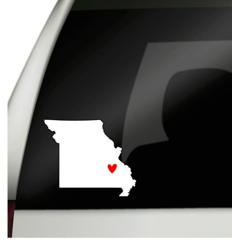 State Stickers State Decals Car Decal Home Stickers Home Etsy