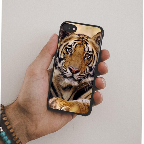 Tiger Phone Case - Shock Resistant with Raised Lip Guard