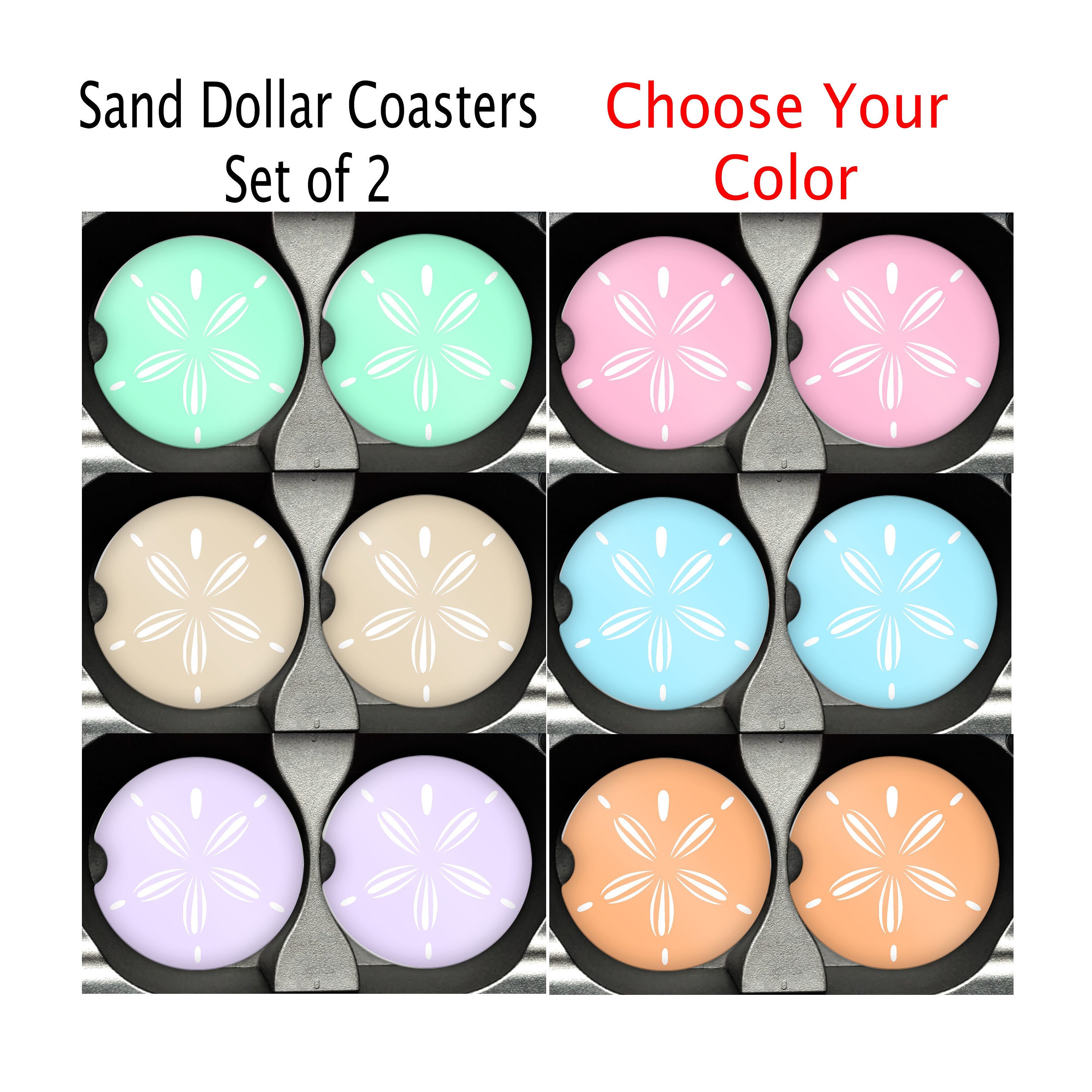 Choose Kindness Car Charm and set of 2 Sandstone Car Coasters - Vehicle  Accessories - Gift set