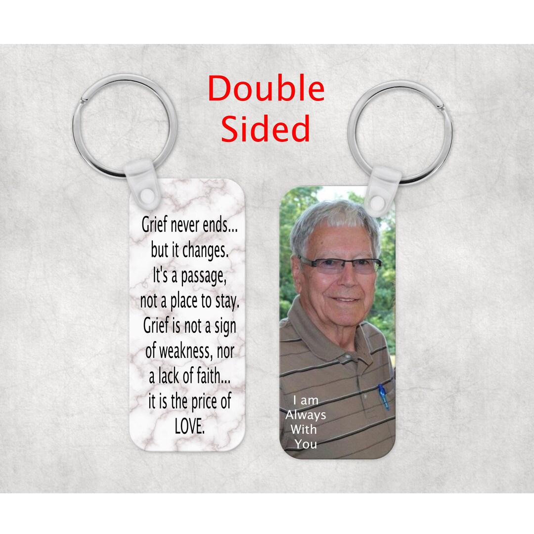DEGASKEN Double-Sided Keychain, 