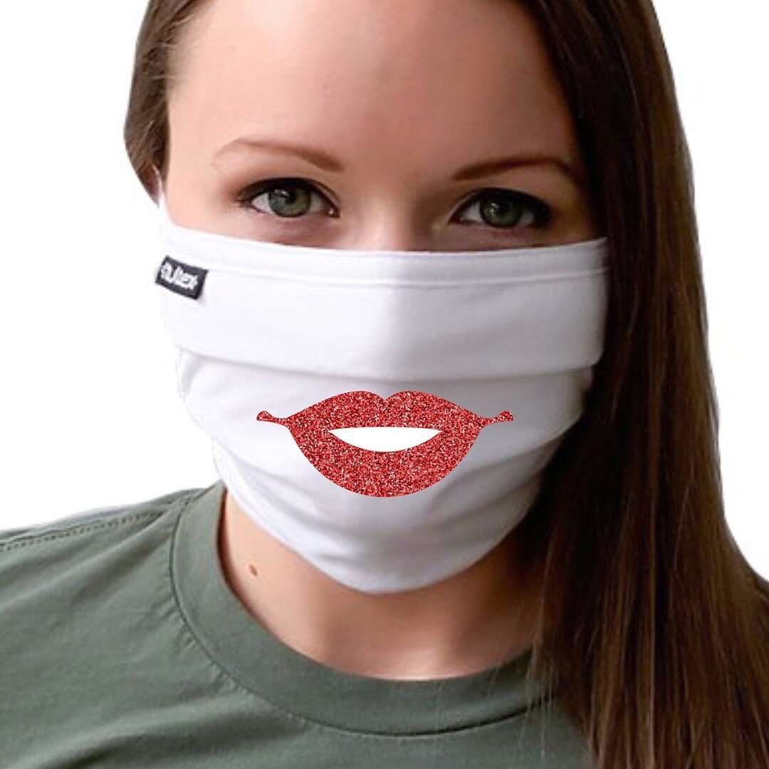 Washable Face Mask Funny Lips Face Mask Funny Mustache Mask Etsy
