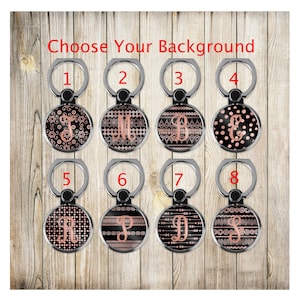 Initial Phone Ring Stand, Rose Gold Slim Grip (Custom Monogram)