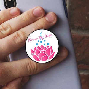 Custom Photo Phone Grip: Personalized Collapsible Phone Stand