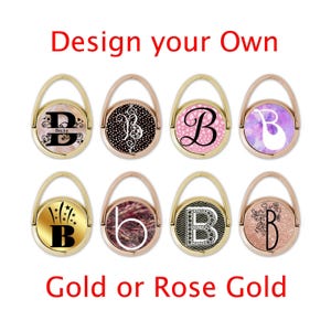 Personalized Phone Ring Stand - Slim Metal Grip with Kickstand