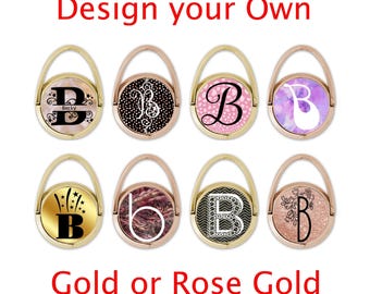 Personalized Phone Ring Stand - Slim Metal Grip with Kickstand