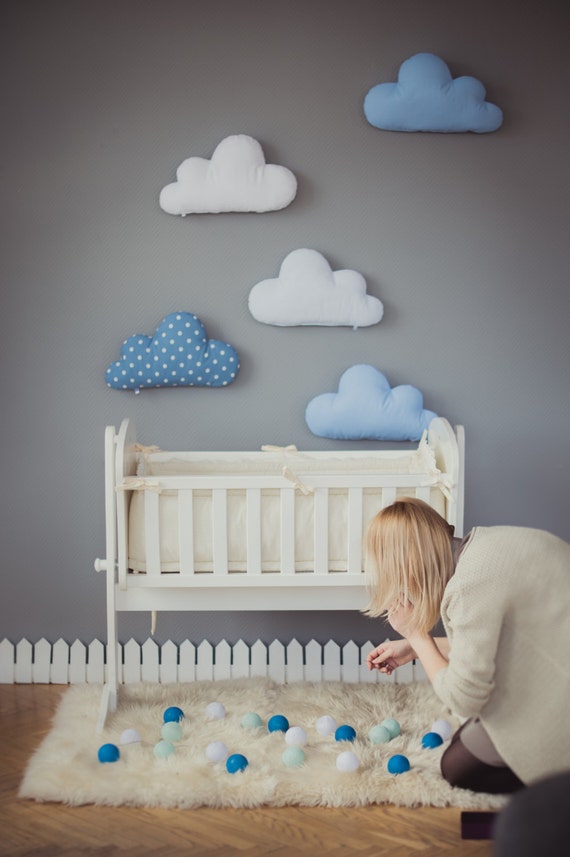 Kids Stuffed Cloud Shaped Pillow Gift Ideas Baby Toddler Etsy
