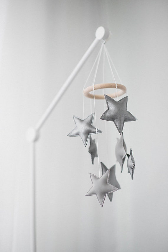 grey nursery mobile