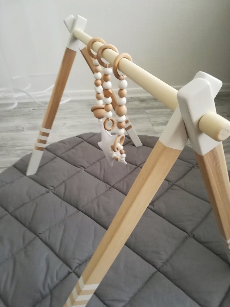 High Quality WHITE Wooden Baby Play Gym Baby Activity Gym Etsy