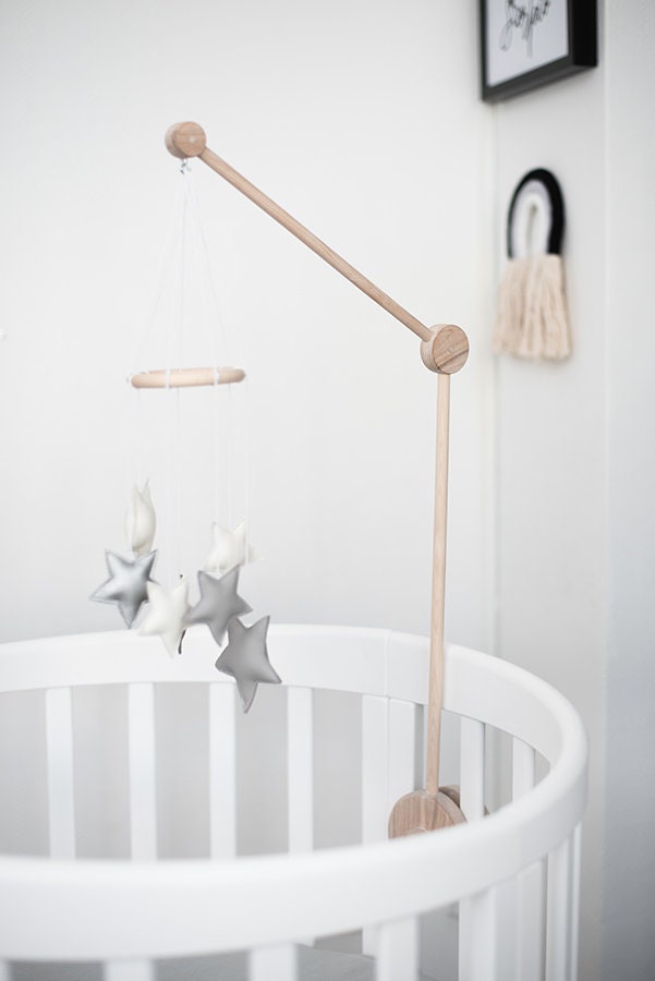 Natural Mobile Arm Wooden Mobile Hanger Baby Crib Mobile Etsy Australia