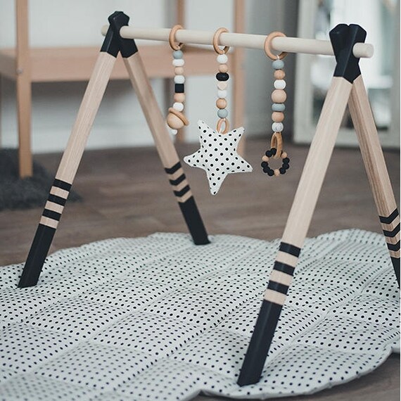 etsy wooden play gym