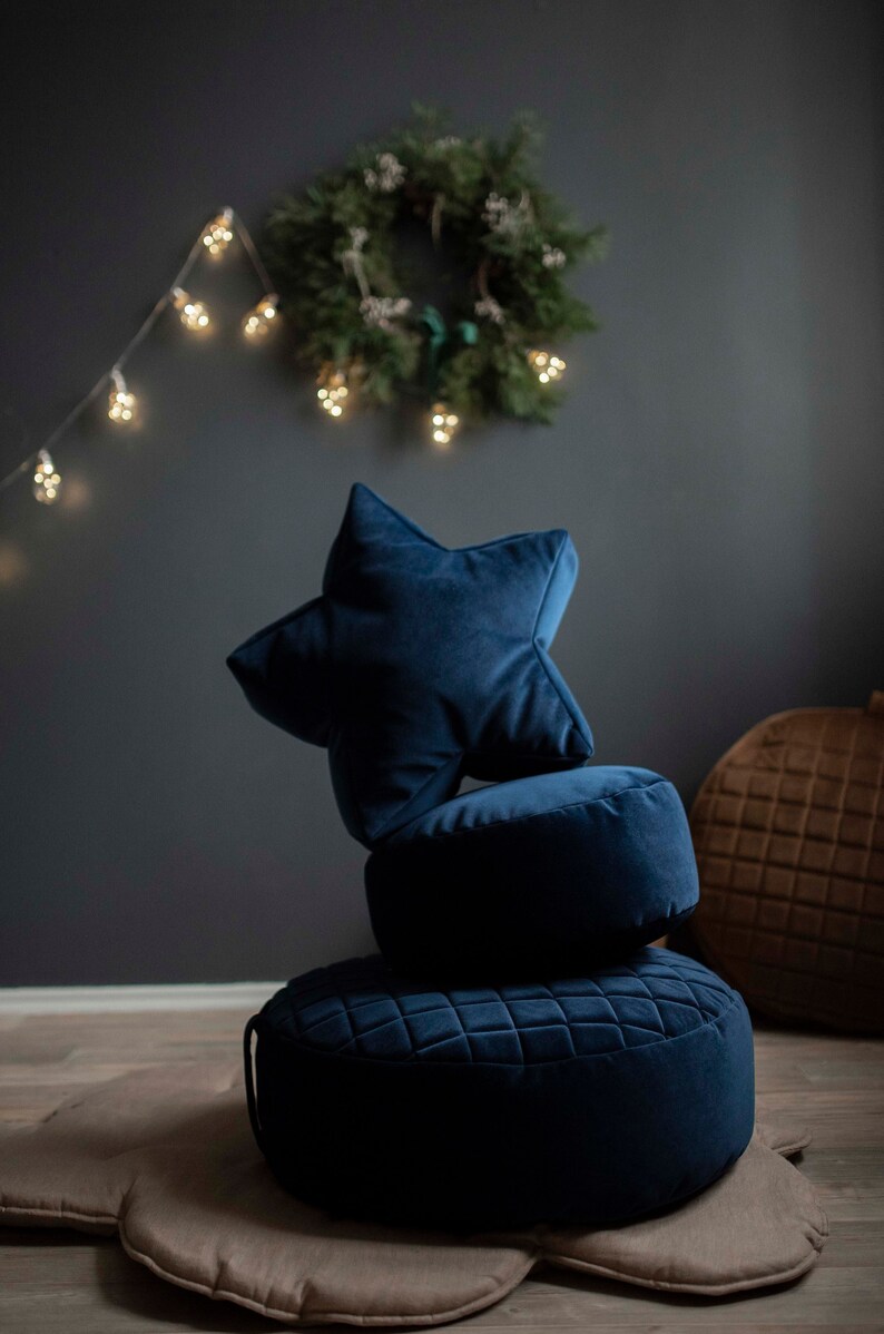Velvet Star Bean Bag Chair for Kid Toddler Nursery Floor Etsy