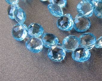 Swiss Blue Topaz Tear Drops Tiny 5x3mm AAA Micro Faceted - Etsy