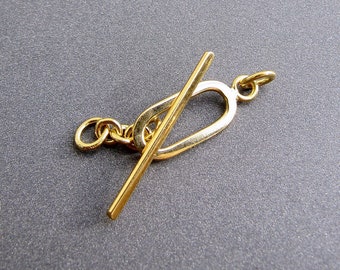 18k Gold Charm Holder 8x1.30mm Removable Hinged Connector Pendant Bail Clasp Push Lock Click Snap Ring VERY STRONG Top Quality Etsy