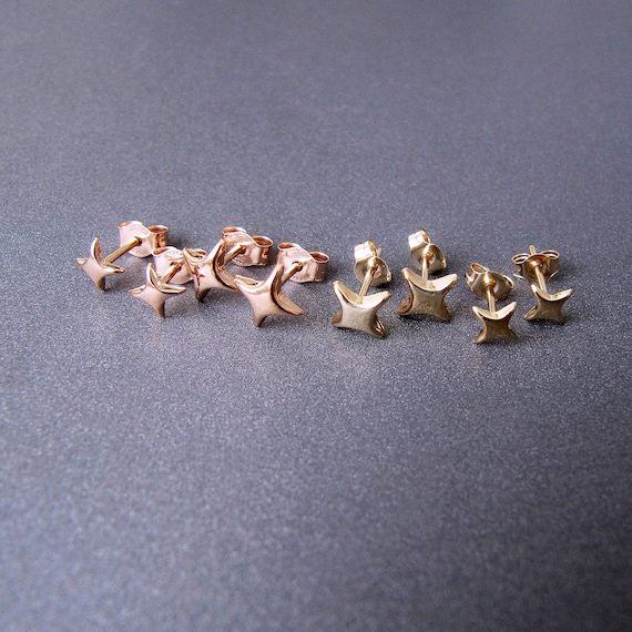 5x3.8 mm gold earring stopper x 20 pc(s)