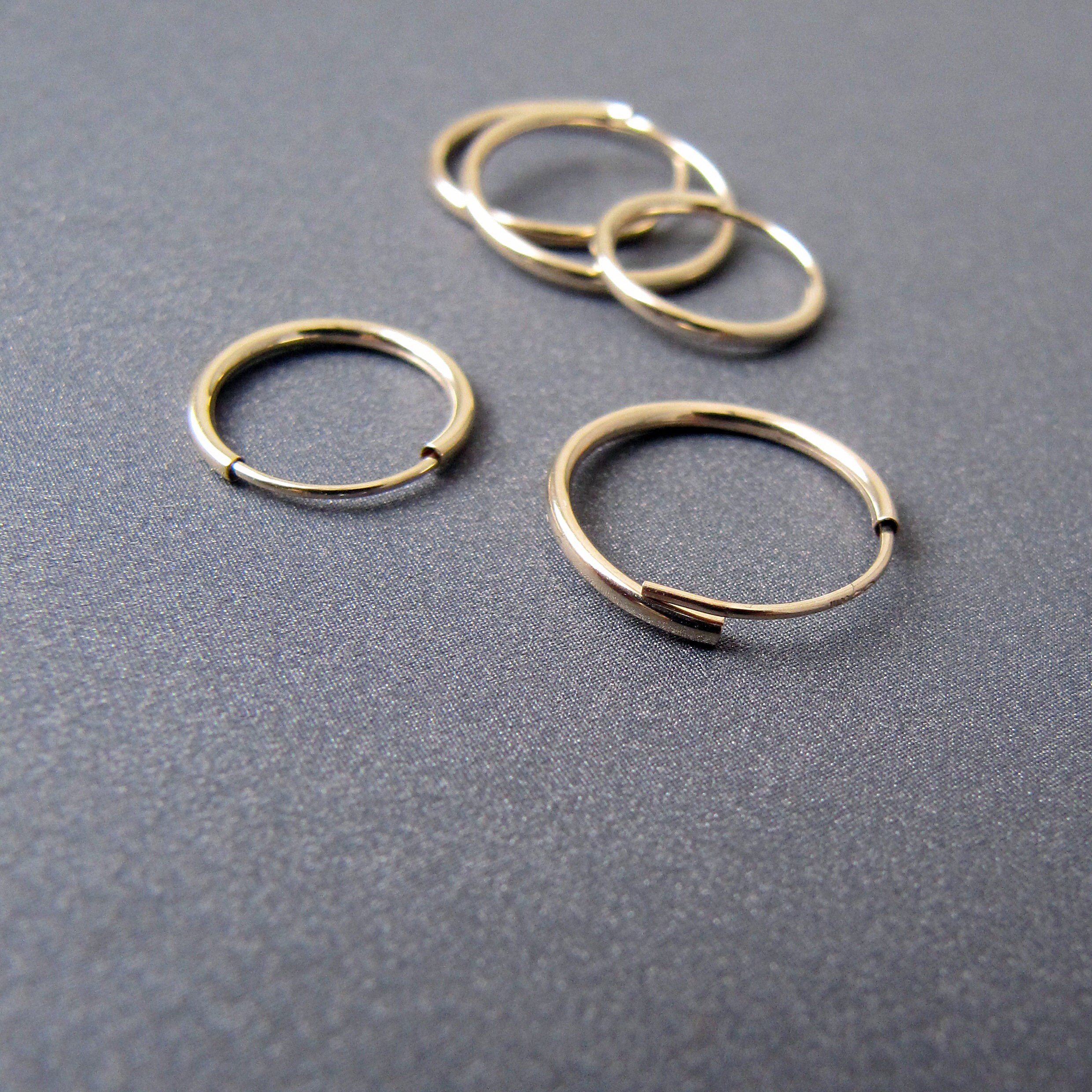 ピアス LESS IS MORE 14K Gold 27mm Pipe Ring Earrings 1pair Gold Filled 14K 1/20 Round Hoop Earrings 15mm Tube