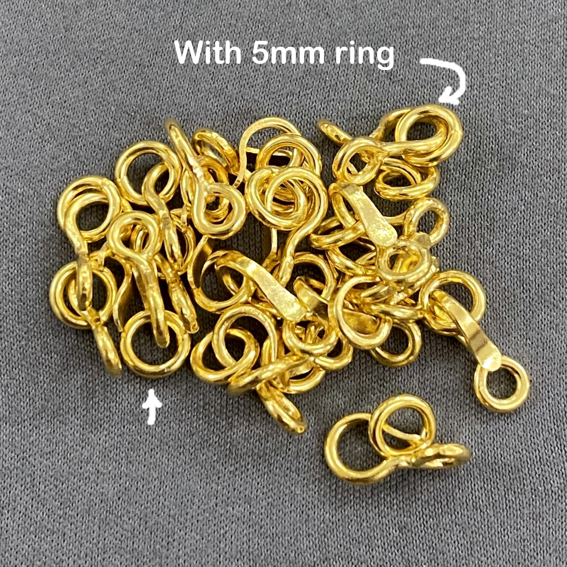 Fermoir En Or Jaune 18 Carats - Diamètre 6 Mm, Référence 551, Occasion