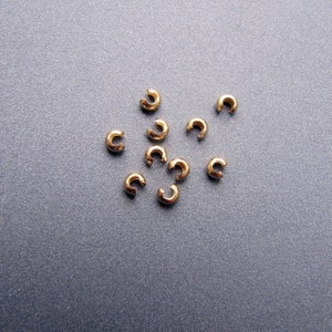 14k Sold Yellow Gold Wre Guard Cord Cover Protector Strngng Fndng