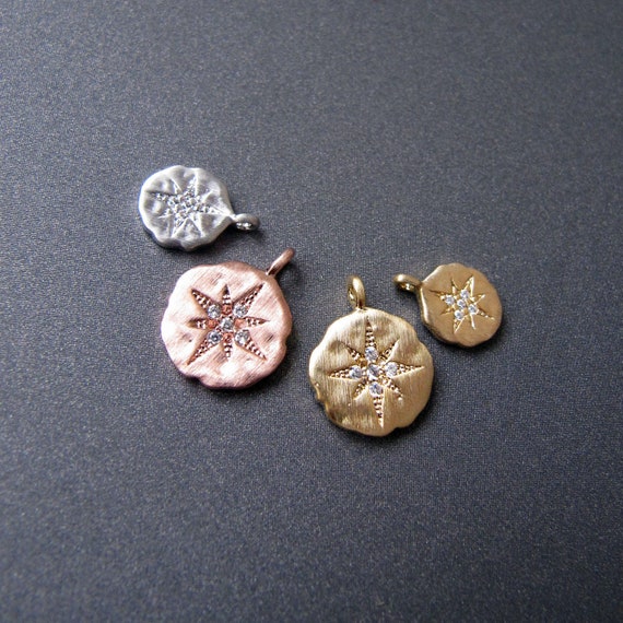 Ingrosso gioielli alla moda S925 in argento Sterling Starburst stella zircone or