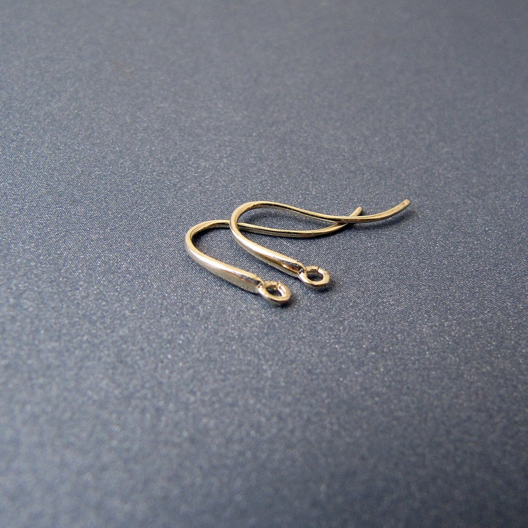 14K Rose Gold Gefüllt Draht Französischen Ohrhaken Mit